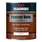 Rambo Dekkende Pantserbeits Hoogglans - Ral 1015 - 2,5 liter, Overige kleuren, Nieuw, Beits, Ophalen of Verzenden