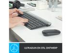 Logitech -  Mk470 Slim Combo Grijs, Toetsenbord en muis-set, Verzenden, Logitech, Nieuw