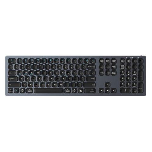 Toetsenbord Draadloos BK9803 Aluminium - Zwart (Nieuw), Computers en Software, Toetsenborden, Nieuw, Verzenden