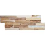 Houtstrips 3D Teakhout Rea 50x18cm, Ophalen of Verzenden, Nieuw
