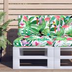 vidaXL Palletkussen 50x40x12 cm stof meerkleurig, Huis en Inrichting, Woonaccessoires | Kussens, Verzenden, Nieuw