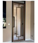 Brons binnendeuren met glas staal look Svedex stomp en opdek, Doe-het-zelf en Verbouw, Deuren en Horren, 80 tot 100 cm, Binnendeur