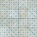 Vloertegel fs temple blue blauw 45x45cm 4 in 1 vloertegel, Nieuw, Keramiek, Ophalen of Verzenden, Vloertegels
