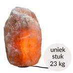 Himalaya Zoutlamp roze kleur, 23 kg – uniek stuk (incl., Ophalen of Verzenden, Nieuw