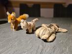 Collectie met dierenthema - Steiff 2x kat en vos