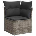 Hoekbank Tuin Grijs Rattan - Zo Goed Als Nieuw! Tweedekansje, Ophalen of Verzenden, Nieuw, Kunststof