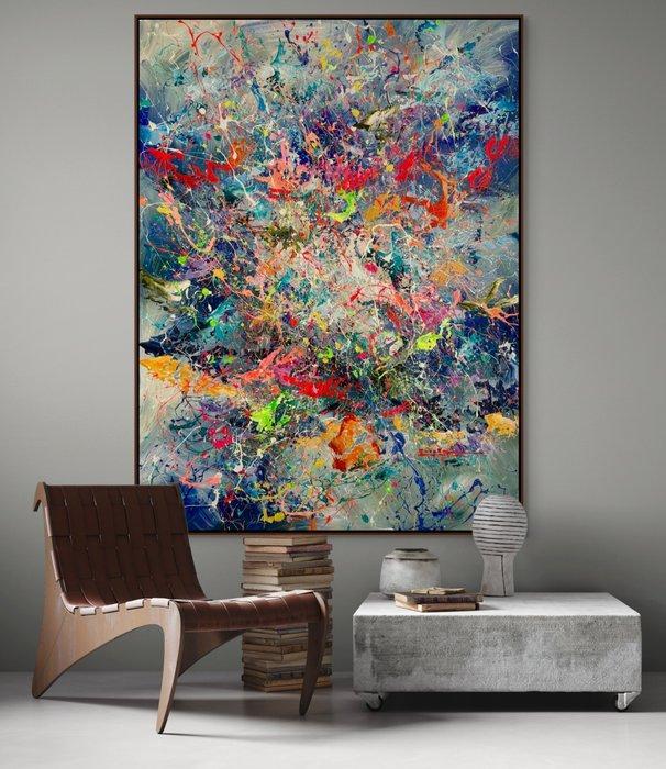 Ivanka Matiss - French landscape N.127 XXL, Antiek en Kunst, Kunst | Schilderijen | Modern