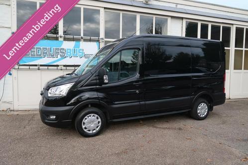 Ford Transit 2.0 TDCI L2H2 | EERSTE EIGN. | EURO6, Auto's, Bestelauto's, Lease, Zwart, Handgeschakeld, Overige kleuren, Financial lease