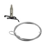 Global Staalkabel ophangset 3 fase rail zwart verstelbaar 3, Huis en Inrichting, Lampen | Plafondlampen, Verzenden, Nieuw