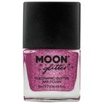 Moon Glitter Holographic Nail Polish Pink 14ml, Nieuw, Verzenden