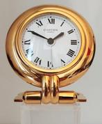 Wekker - Cartier - 24k goud plaquét - 1990-2000, Antiek en Kunst, Antiek | Klokken