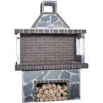 Stenen barbecue black firebrick & blackstone-karystos, Ophalen of Verzenden, Nieuw