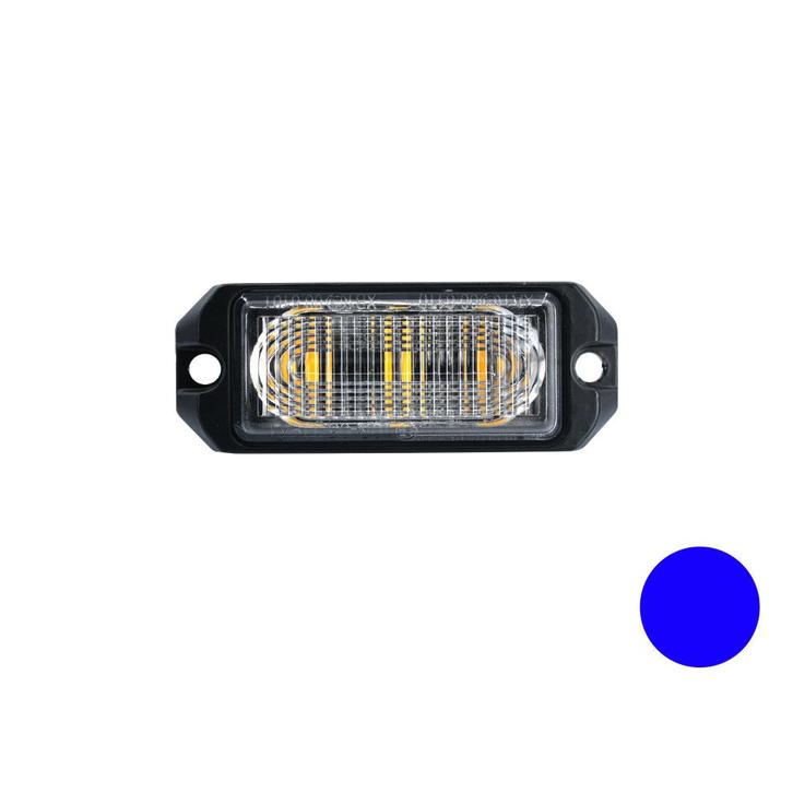 LED flitser 3-voudig ultra flat Blauw, Auto-onderdelen, Verlichting, Nieuw, Ophalen of Verzenden