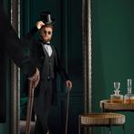 Bijzettafel - Livion Caly - Rond - 48cm - Goud/Zwart -, Huis en Inrichting, Tafels | Eettafels, Ophalen of Verzenden, Nieuw, Metaal