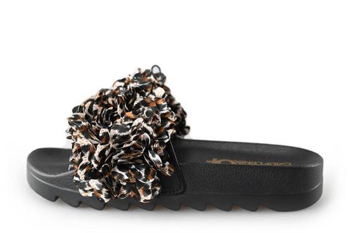 Colors of California Slippers in maat 37 Panter | 10% extra, Kleding | Dames, Schoenen, Overige kleuren, Zo goed als nieuw, Slippers