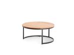 Niehoff Serra loungetafel teak Ø80 cm - Bruin, Huis en Inrichting, Tafels | Salontafels, Ophalen of Verzenden, Nieuw, Overige materialen