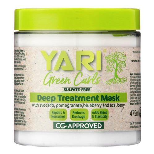 Yari Green Curls Deep Treatment Mask, Sieraden, Tassen en Uiterlijk, Uiterlijk | Haarverzorging, Nieuw, Verzenden