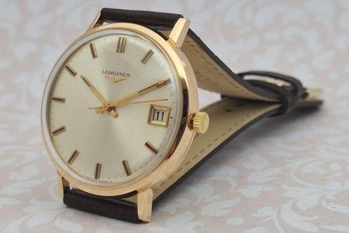 Longines - Vintage - Cal. Longines 285 - SOLID GOLD 18K -, Sieraden, Tassen en Uiterlijk, Horloges | Antiek