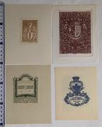 Exlibris. Lot with 37 ex-libris. Portugal - Ex libris, Antiek en Kunst