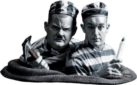 Stan Laurel & Oliver Hardy 1/3 Statue, Verzamelen, Film en Tv, Nieuw, Ophalen of Verzenden
