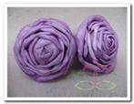 foam rose Lila 9*6cm. / 2 stuks foam rose Lila, Ophalen of Verzenden, Nieuw
