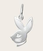 Zilveren Playboy Konijn ketting hanger, Verzenden, Nieuw