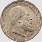 Duitsland, Württemberg Wilhelm II. 3 Mark 1910