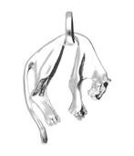 Zilveren Panter ketting hanger - groot, Sieraden, Tassen en Uiterlijk, Kettinghangers, Verzenden, Nieuw