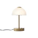 Design tafellamp goud met opaal glas incl. LED dimbaar -, Huis en Inrichting, Lampen | Tafellampen, Nieuw, Overige materialen