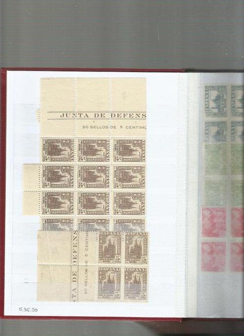 Spanje 1936/1949 - Diverse stukken tussen de jaren 1936 en, Postzegels en Munten, Postzegels | Europa | Spanje