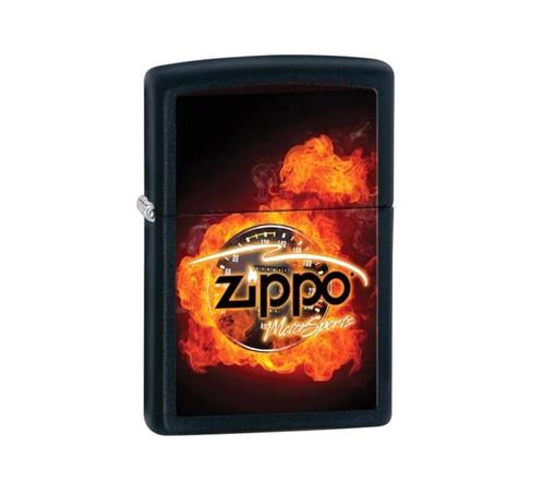 Zippo Motorsports black, Verzamelen, Rookartikelen, Aanstekers en Luciferdoosjes, Aansteker, Verzenden