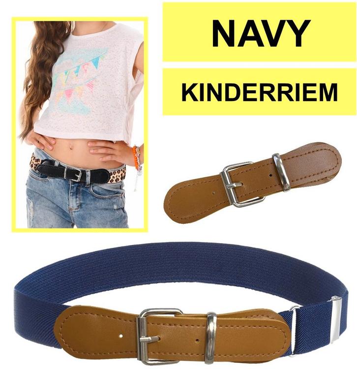 Fako Fashion - Kinderriem Elastisch Oval - Elastische Riem, Kleding | Dames, Riemen en Ceinturen, Verzenden