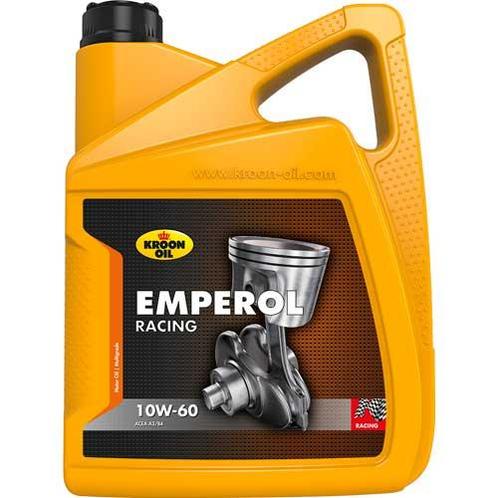 Kroon Oil Emperol Racing 10W60 5 Liter, Auto diversen, Onderhoudsmiddelen, Ophalen of Verzenden