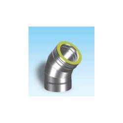 Dubbelwandig geïsoleerd rookkanaal, bocht 5° graden,, Huis en Inrichting, Kachels, Ophalen of Verzenden