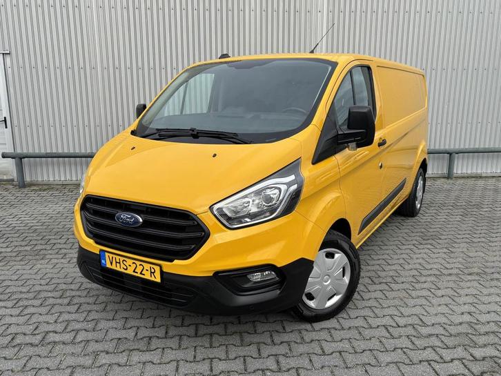 Ford Transit Custom 320 2.0 TDCI L2H1 Trend*A/C*CRUISE*, Auto's, Bestelauto's, Lease, Zwart, Handgeschakeld, Overige kleuren, Financial lease