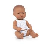 Pop Latijns-Amerikaans meisje (baby, 32 cm) - Miniland, Kinderen en Baby's, Speelgoed | Poppen, Nieuw