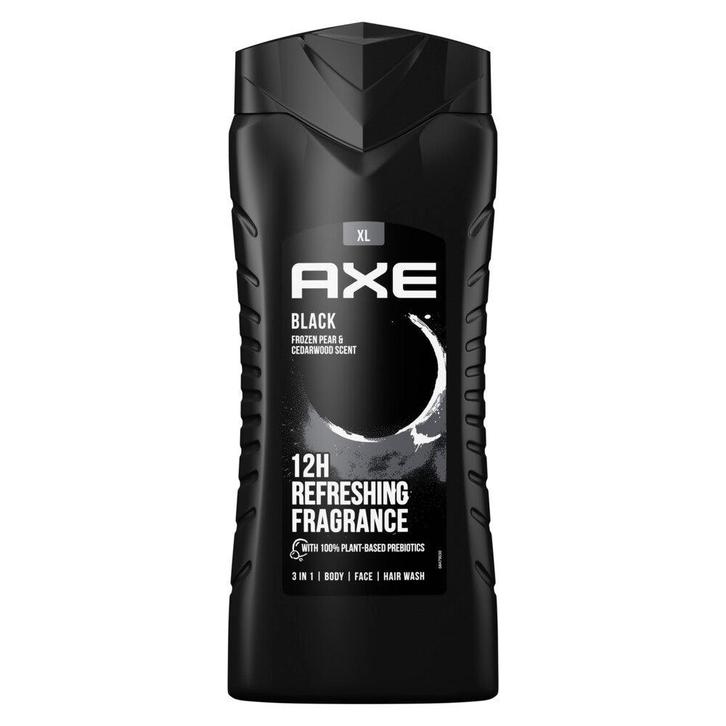Axe Douchegel Black 3-in-1, Sieraden, Tassen en Uiterlijk, Uiterlijk | Lichaamsverzorging, Nieuw, Verzenden