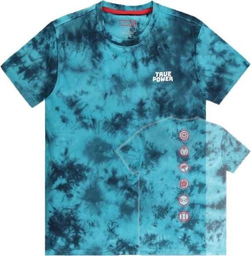 Difuzed Marvel Avengers Tie Dye Icon True Power T-Shirt-Maat, Kleding | Heren, Overige Herenkleding, Nieuw, Ophalen of Verzenden