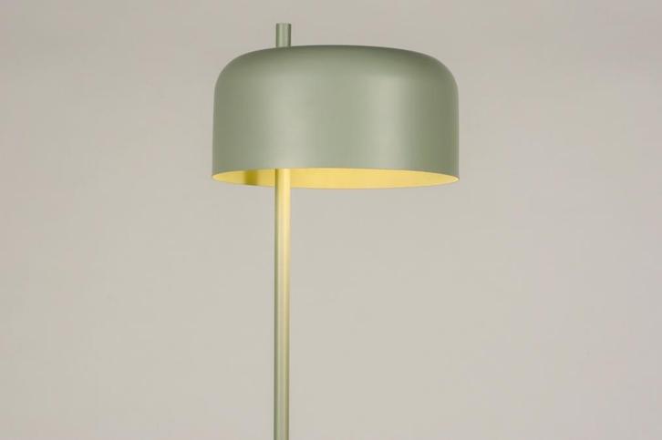 Rietveld Vloerlampen - Groen - Metaal, Huis en Inrichting, Lampen | Vloerlampen, Verzenden