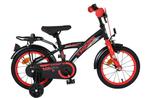 Volare Thombike Kinderfiets - Jongens - 14 inch - Zwart Rood, Fietsen en Brommers, Fietsen | Kinderfietsjes, Overige merken, Zijwieltjes
