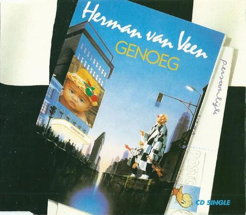 cd single - Herman van Veen - Genoeg, Cd's en Dvd's, Cd Singles, Zo goed als nieuw, Verzenden