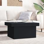 vidaXL Salontafel 100x55x40 cm bewerkt hout zwart, Huis en Inrichting, Verzenden, Nieuw, Overige houtsoorten, 100 tot 150 cm
