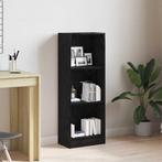 vidaXL Boekenkast Zwart Eiken 40x24x109 cm Engineered Wood, Huis en Inrichting, Verzenden, Nieuw, Overige houtsoorten