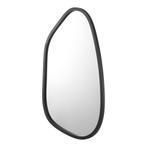 [en.casa] Spiegel Filiano hangend 80x58 cm zwart mat, Huis en Inrichting, Woonaccessoires | Spiegels, Verzenden, Nieuw