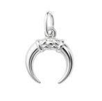 Zilveren Maan tribal kettinghanger, Verzenden, Nieuw