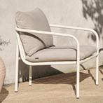 *WOONWINKEL* Brafab Bendt Teddy Stof Tuinstoel Beige Alumini, Verzenden, Nieuw