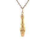 Gouden vintage bowling kegel hanger 14 krt, Ophalen of Verzenden, Nieuw