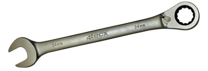 OUTLET 4tecx Ring-steek ratelsleutel 19mm, Doe-het-zelf en Verbouw, Gereedschap | Handgereedschap, Ophalen of Verzenden