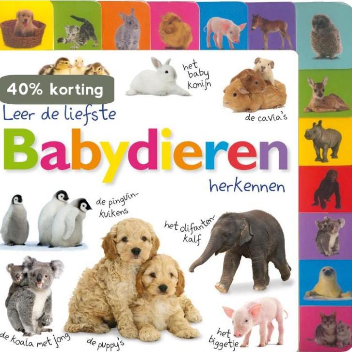 Leer de liefste babydieren herkennen 9789000310524, Boeken, Kinderboeken | Baby's en Peuters, Gelezen, Verzenden