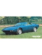 1974 MASERATI PORTFOLIO PROGRAMMA BROCHURE, Boeken, Auto's | Folders en Tijdschriften, Nieuw, Author